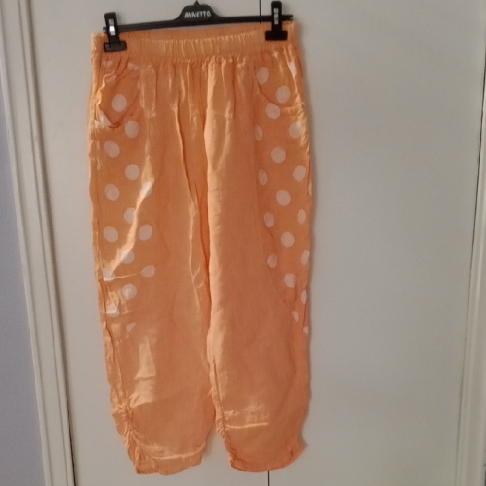 Lioness Orange Polka Dot Casual Pants